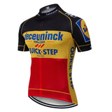 QUICK STEP Pro team Summer Jerseys Bike Shirt Men's Cycling Jersey Ciclismo Bicicleta Sportswear Maillot Ciclismo Breathable