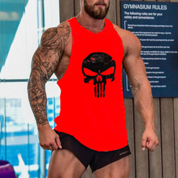 Men Sleeveless Gym Bodybuilding Fitness Men Tank Top  Wear Vest Undershirt Tank Tops BMF