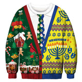 New Fashion Autumn and Winter Christmas Costumes Funny Christmas 3d Digital Printing Round Neck Casual Ugly Christmas Sweater