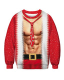New Fashion Autumn and Winter Christmas Costumes Funny Christmas 3d Digital Printing Round Neck Casual Ugly Christmas Sweater