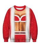New Fashion Autumn and Winter Christmas Costumes Funny Christmas 3d Digital Printing Round Neck Casual Ugly Christmas Sweater