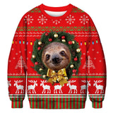 New Fashion Autumn and Winter Christmas Costumes Funny Christmas 3d Digital Printing Round Neck Casual Ugly Christmas Sweater