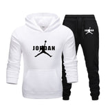 2019 New Hot Brand Men's Pullover Hooded Autumn/Winter Men's Sets Hoodies +sweatpants Two Pieces Set Bodybuilding Tracksuit