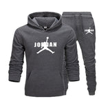 2019 New Hot Brand Men's Pullover Hooded Autumn/Winter Men's Sets Hoodies +sweatpants Two Pieces Set Bodybuilding Tracksuit