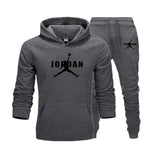 2019 New Hot Brand Men's Pullover Hooded Autumn/Winter Men's Sets Hoodies +sweatpants Two Pieces Set Bodybuilding Tracksuit