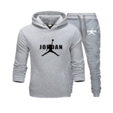 2019 New Hot Brand Men's Pullover Hooded Autumn/Winter Men's Sets Hoodies +sweatpants Two Pieces Set Bodybuilding Tracksuit