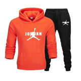 2019 New Hot Brand Men's Pullover Hooded Autumn/Winter Men's Sets Hoodies +sweatpants Two Pieces Set Bodybuilding Tracksuit