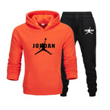 2019 New Hot Brand Men's Pullover Hooded Autumn/Winter Men's Sets Hoodies +sweatpants Two Pieces Set Bodybuilding Tracksuit