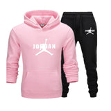2019 New Hot Brand Men's Pullover Hooded Autumn/Winter Men's Sets Hoodies +sweatpants Two Pieces Set Bodybuilding Tracksuit