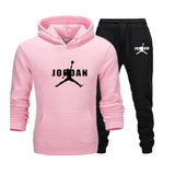 2019 New Hot Brand Men's Pullover Hooded Autumn/Winter Men's Sets Hoodies +sweatpants Two Pieces Set Bodybuilding Tracksuit