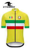 EYESSEE 2019 Italy cycling jersey Summer Short Sleeve MTB Bike Cycling Clothes Mountain Racing Bicycle Jersey Cycling Uniforms
