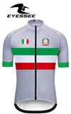 EYESSEE 2019 Italy cycling jersey Summer Short Sleeve MTB Bike Cycling Clothes Mountain Racing Bicycle Jersey Cycling Uniforms