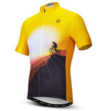 2019 cycling jersey Men Mountain Bike jersey Pro MTB Bicycle Shirts Short sleeve Road Tops Ropa Ciclismo racing clothes black