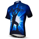 2019 cycling jersey Men Mountain Bike jersey Pro MTB Bicycle Shirts Short sleeve Road Tops Ropa Ciclismo racing clothes black